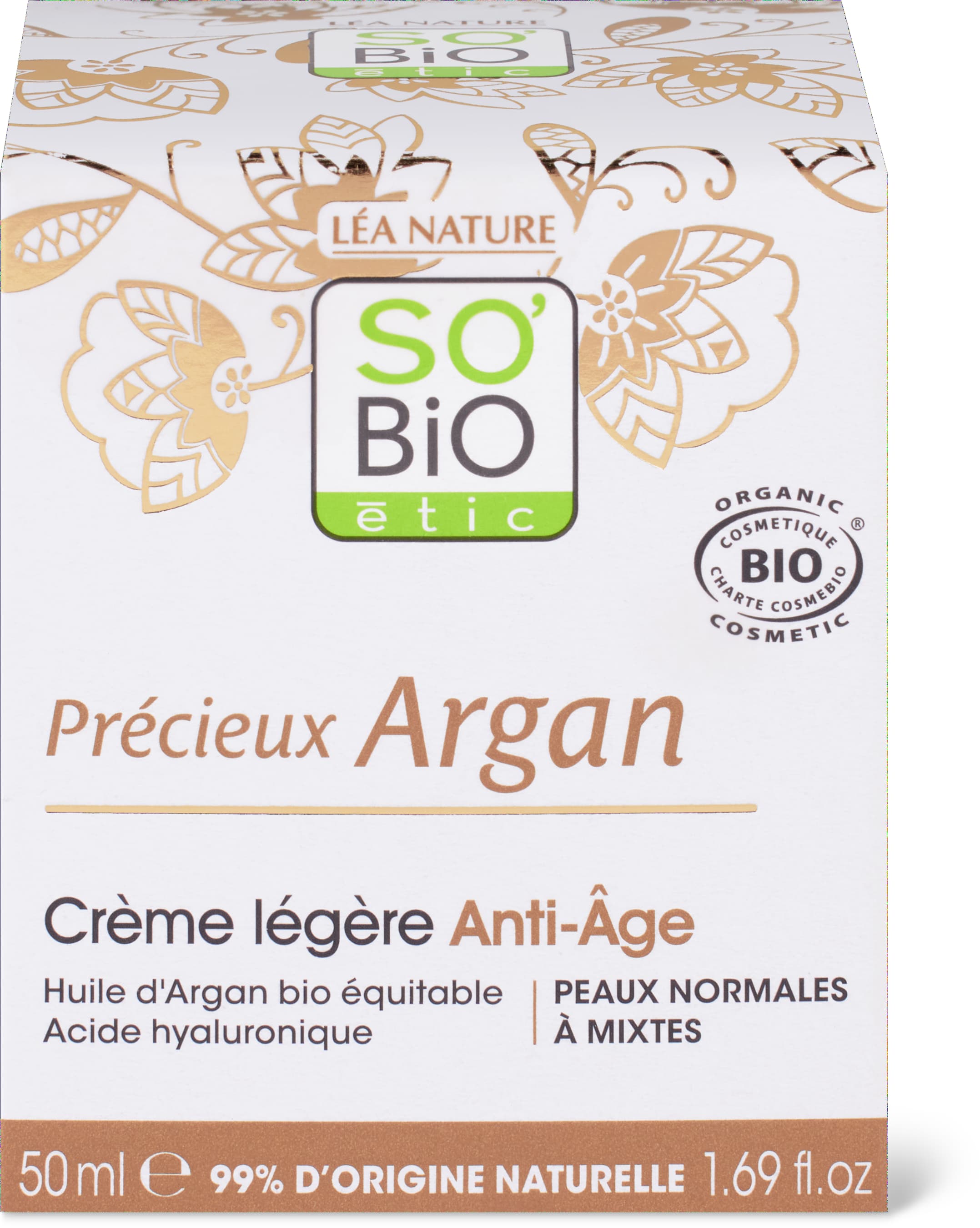 Précieux Argan leichte Anti-Aging-Creme